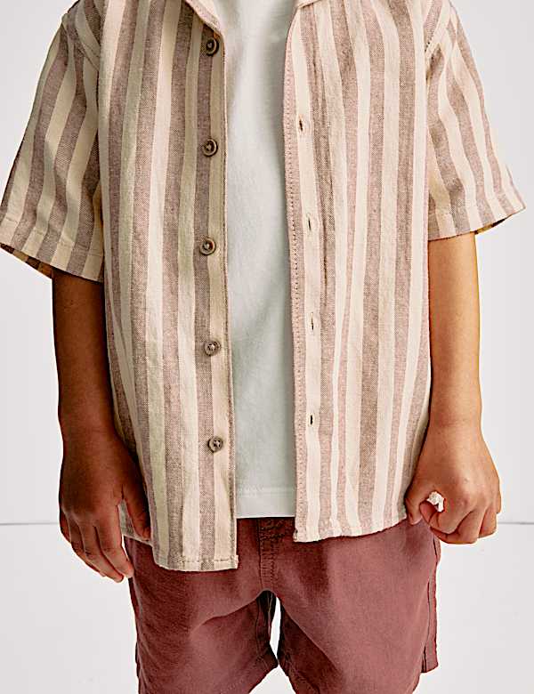 3pc Linen Top & Bottom Outfit (2-8 Yrs)