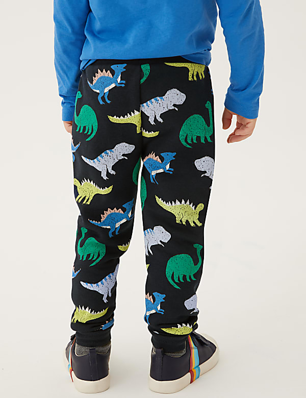 Cotton Rich Dinosaur Joggers (2-7 Yrs)