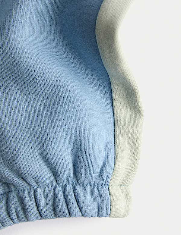 2pc Colour Block Hooded Top & Bottom Outfit (2-8 Yrs)
