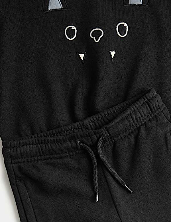 2pc Cotton Rich Halloween Bat Outfit (2-8 Yrs) - NO