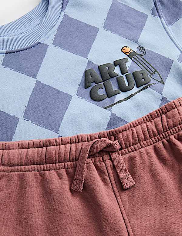 2 Piece Cotton Rich Top & Bottom Outfit (2-8 Years) - CH