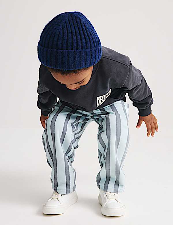 2-teiliges gestreiftes Outfit mit hohem Baumwollanteil (1&ndash;8 J.) - AT