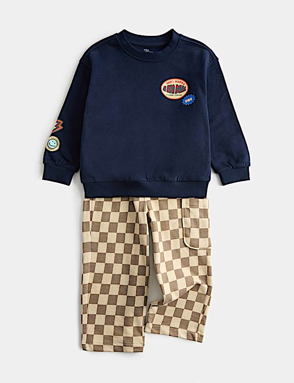Cotton Rich Graphic Outfit (2-8 Yrs)