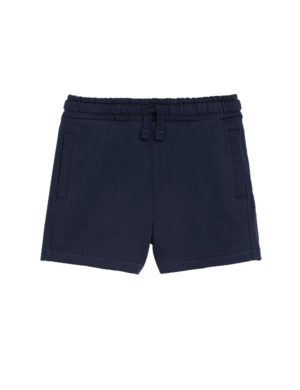 Cotton Mix Plain Regular Fit Shorts
