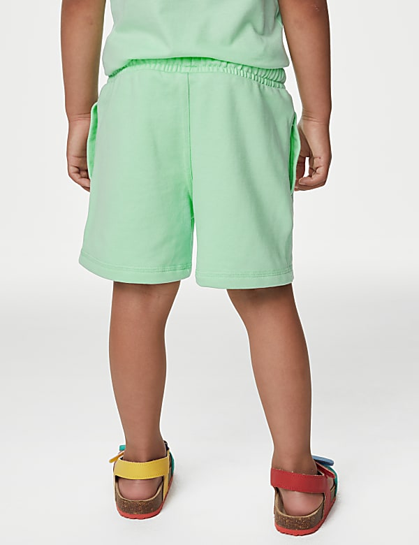 Cotton Mix Plain Regular Fit Shorts