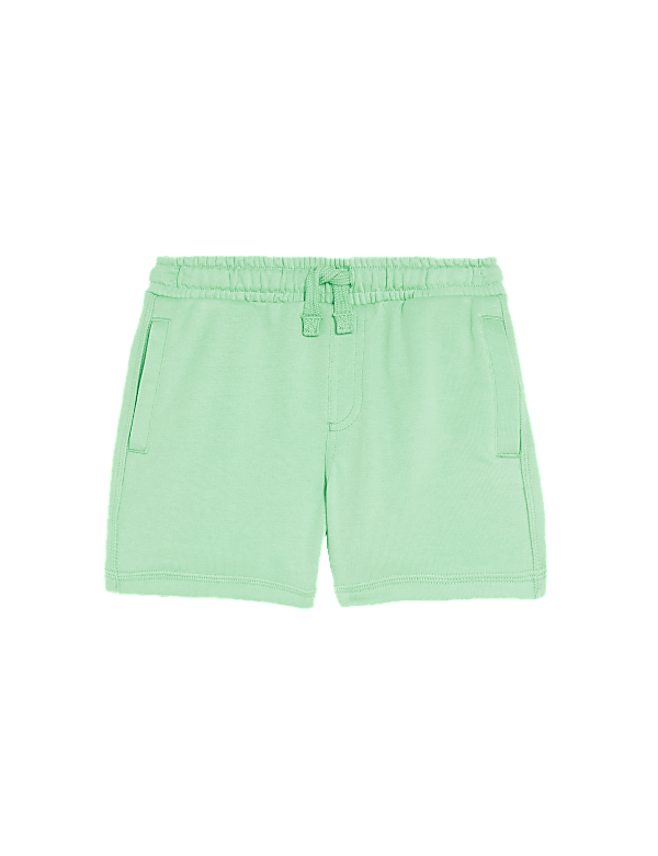 Cotton Mix Plain Regular Fit Shorts
