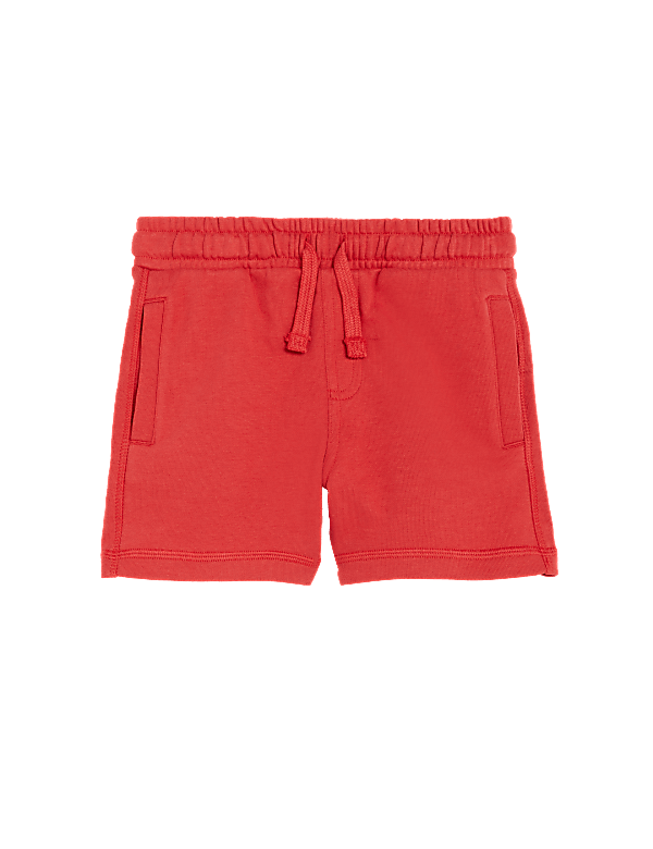 Cotton Mix Plain Regular Fit Shorts