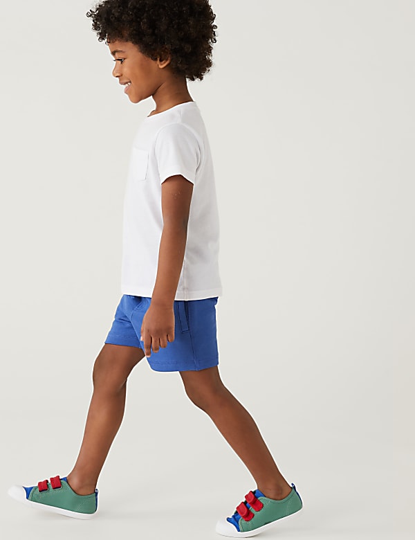 Cotton Mix Plain Regular Fit Shorts