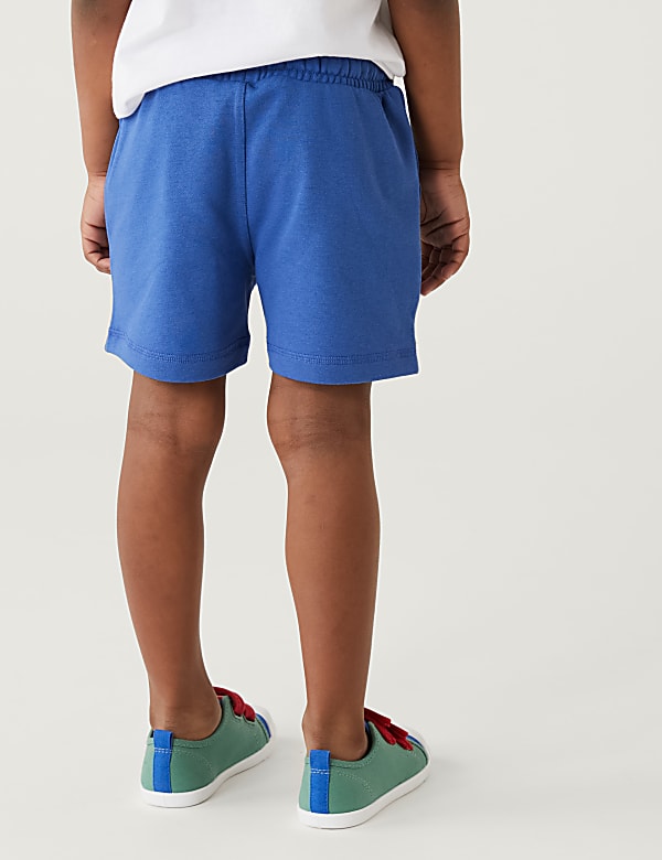 Cotton Mix Plain Regular Fit Shorts