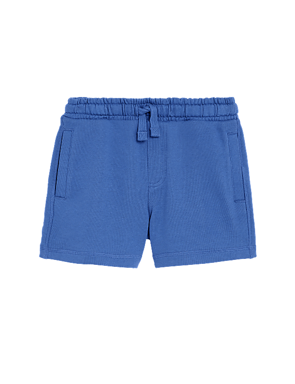 Cotton Mix Plain Regular Fit Shorts