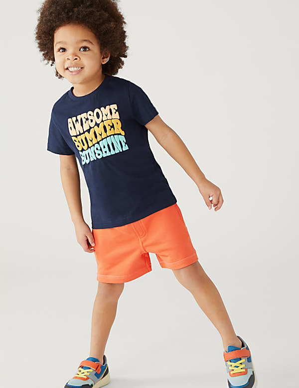 Cotton Mix Plain Regular Fit Shorts