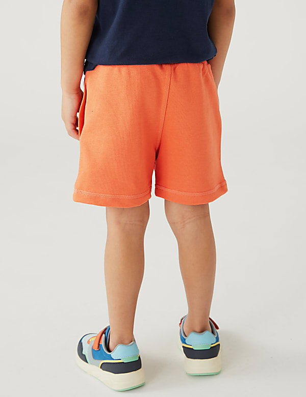 Cotton Mix Plain Regular Fit Shorts