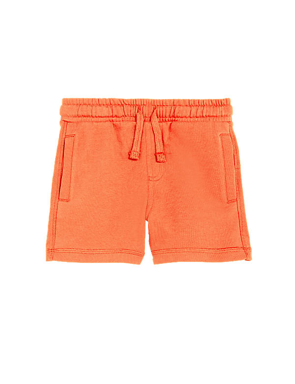 Cotton Mix Plain Regular Fit Shorts