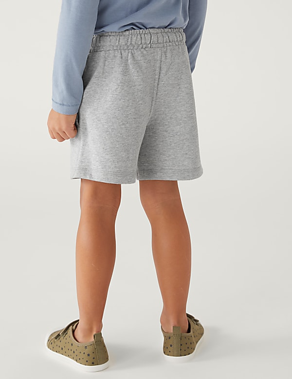 Cotton Mix Plain Regular Fit Shorts