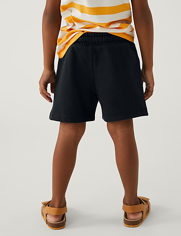 Cotton Mix Plain Regular Fit Shorts