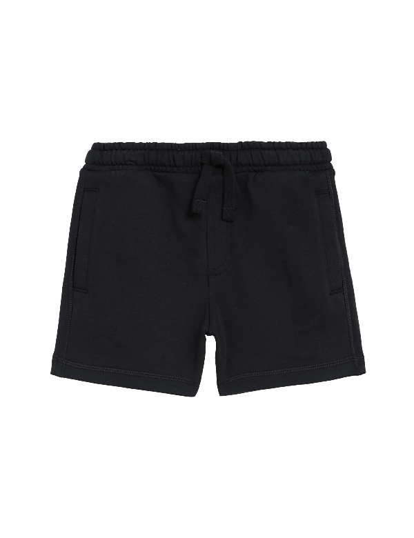 Cotton Mix Plain Regular Fit Shorts