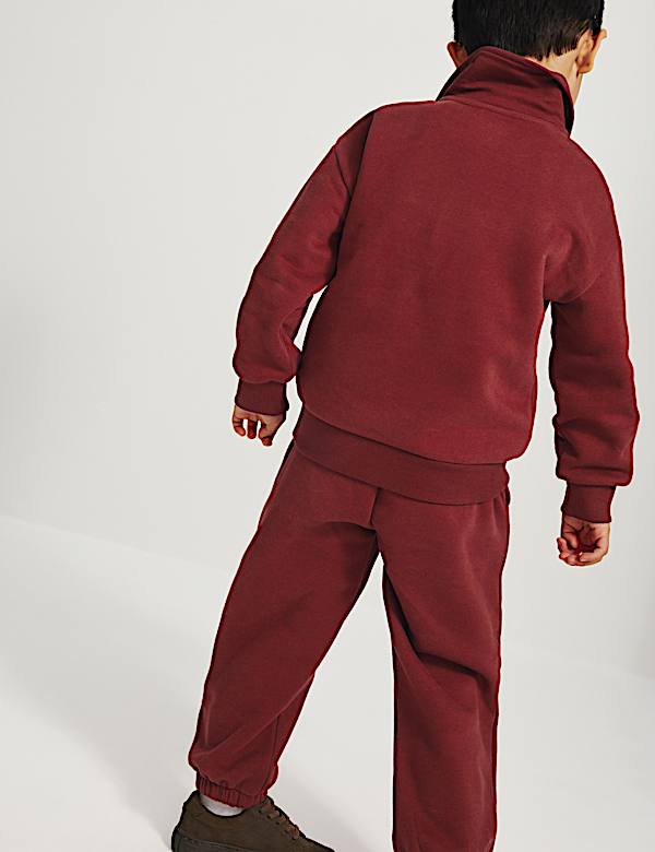 Pakaian 2 Potong Sweatshirt Rugby Bahan Katun (2-8 Thn) - ID
