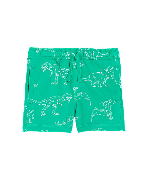 Cotton Rich Dinosaur Shorts
