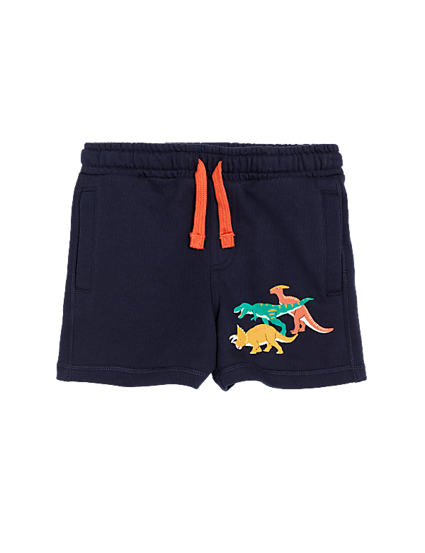 Cotton Rich Dinosaur Shorts
