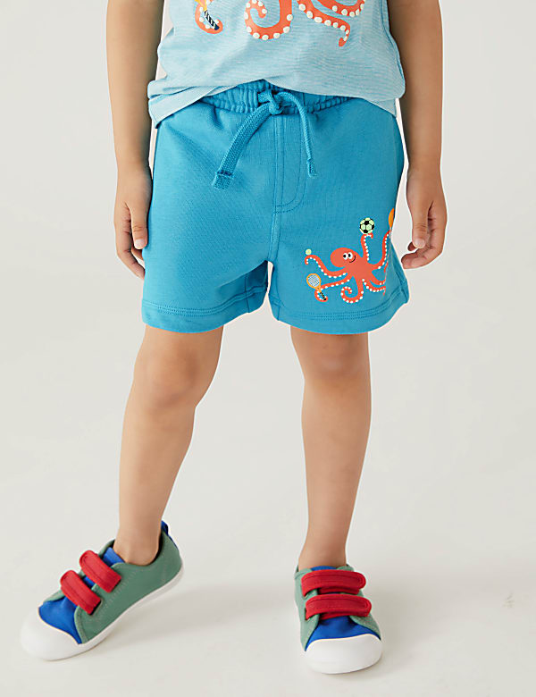 Cotton Rich Octopus Shorts