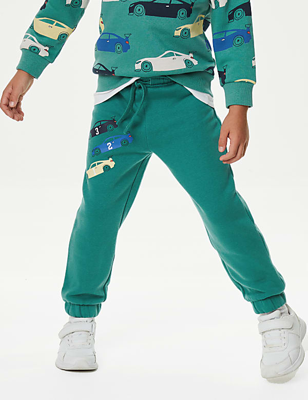 Cotton Rich Car Joggers (2-8 Yrs)