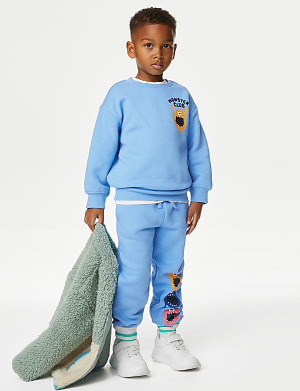 Cotton Rich Monster Joggers (2-8 Yrs) - RO