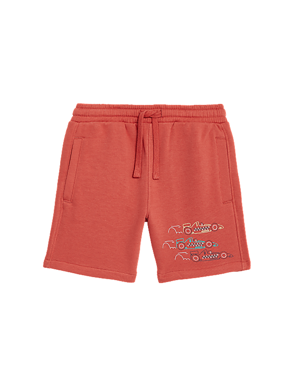 Cotton Rich Racing Car Shorts (2-8 Yrs)