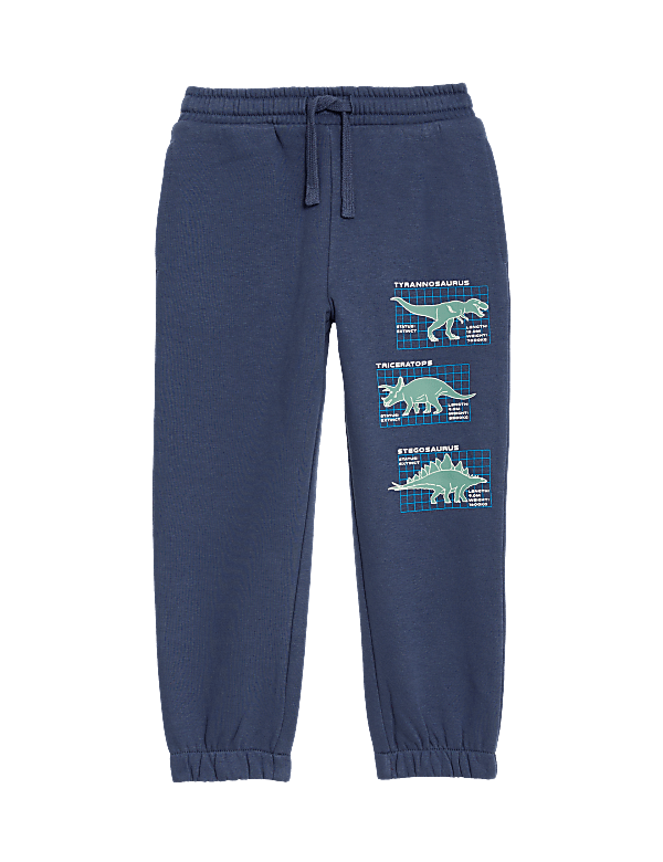 Cotton Rich Dinosaur Joggers (2-8 Yrs)