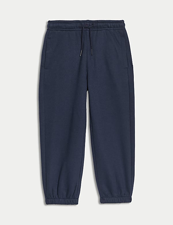 Cotton Rich Plain Joggers (2-8 Yrs)