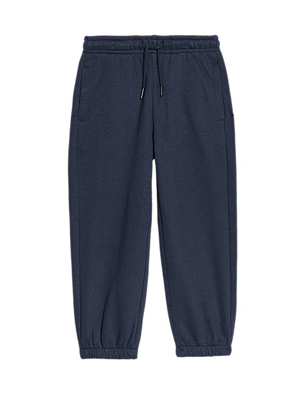 Cotton Rich Plain Joggers (2-8 Yrs)