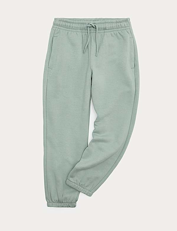 Cotton Rich Plain Joggers (2-8 Yrs)