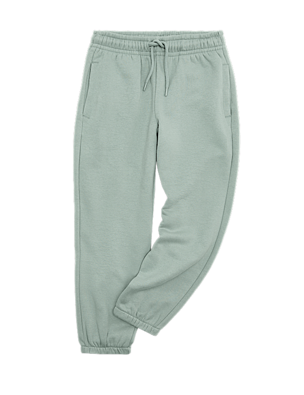 Cotton Rich Plain Joggers (2-8 Yrs)