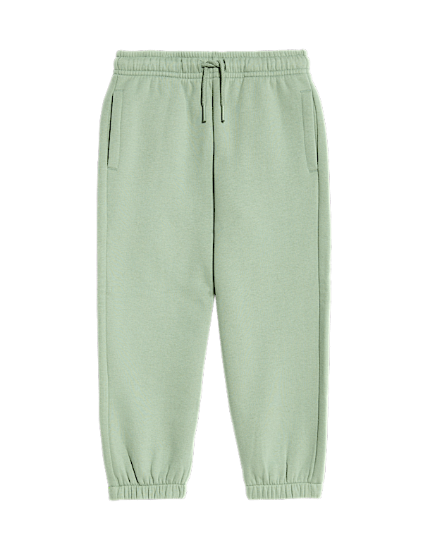 Cotton Rich Plain Joggers (2-8 Yrs)