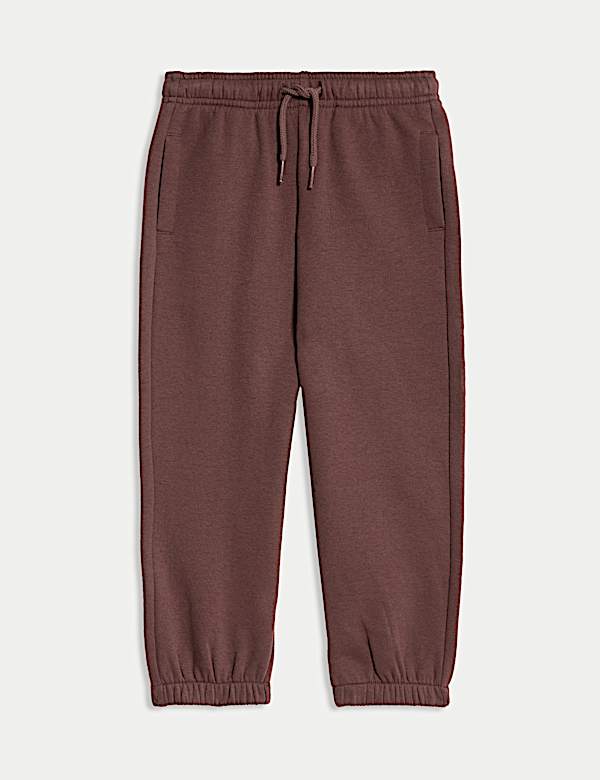 Cotton Rich Plain Joggers (2-8 Yrs)