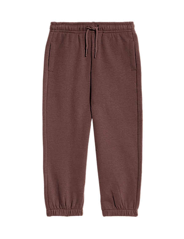 Cotton Rich Plain Joggers (2-8 Yrs)