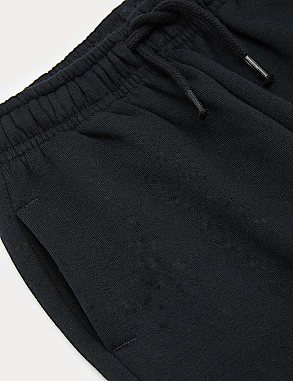 Cotton Rich Plain Joggers (2-8 Yrs)