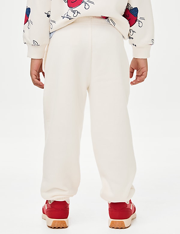 Cotton Rich Apple Print Joggers (2-8 Yrs) - RO