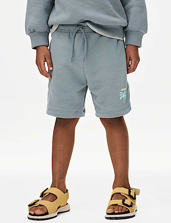 Shorts en coton à motif graphique (du 2 au 8 ans) - FR