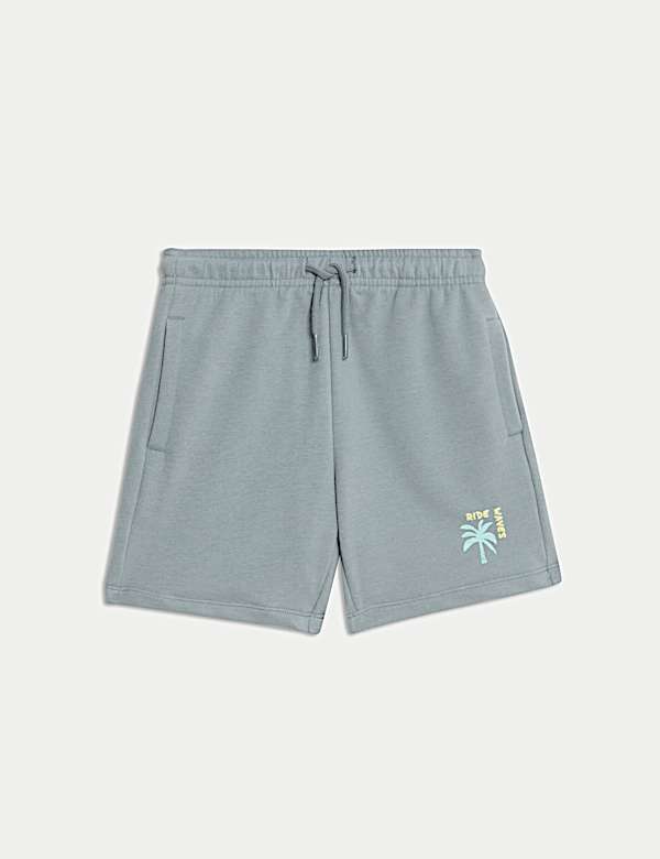 Shorts en coton à motif graphique (du 2 au 8 ans) - FR