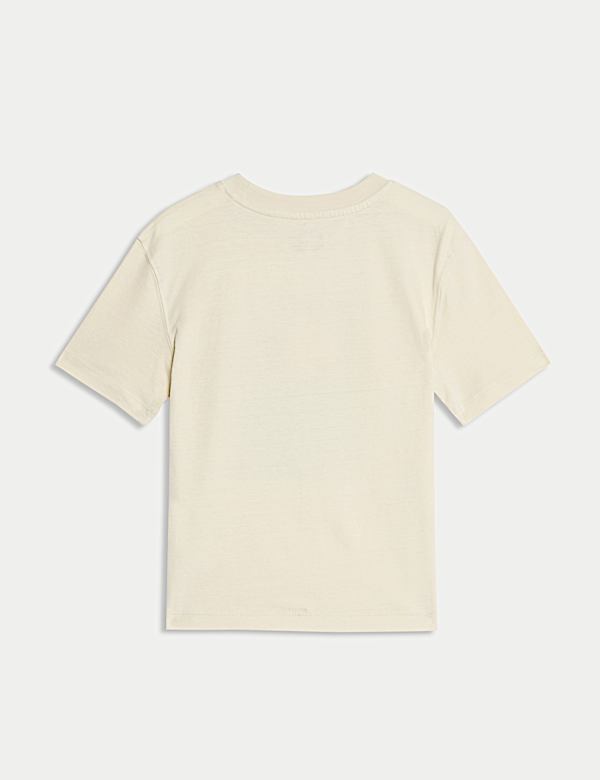 Pure Cotton Wave Graphic T-Shirt (2-8 Yrs)
