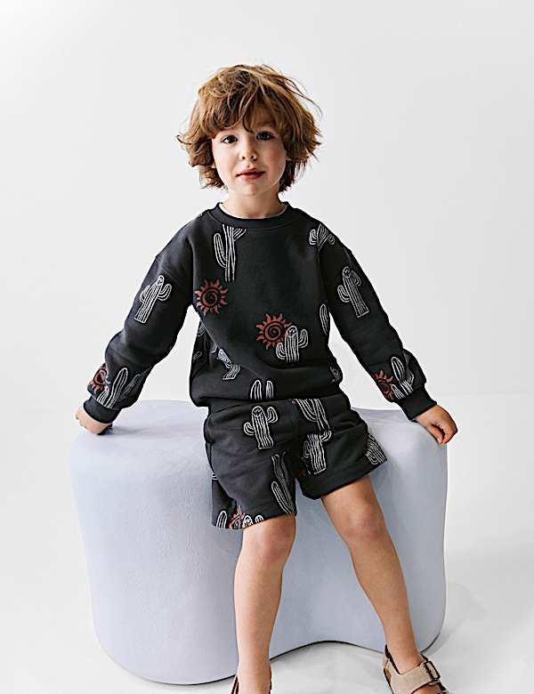 Cotton Rich Cactus Shorts (2-8 Yrs) - CY