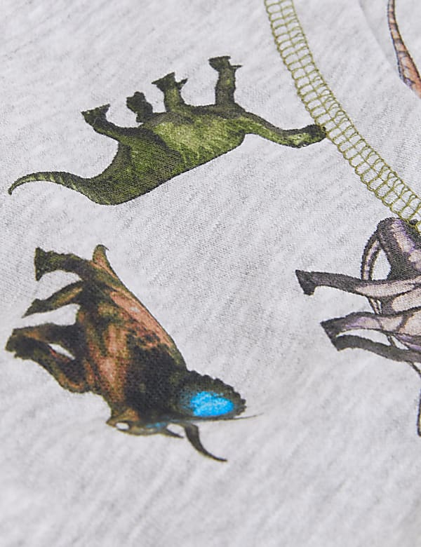 NHM™ Dinosaur Printed Cotton Hoodie (2-12 Yrs)