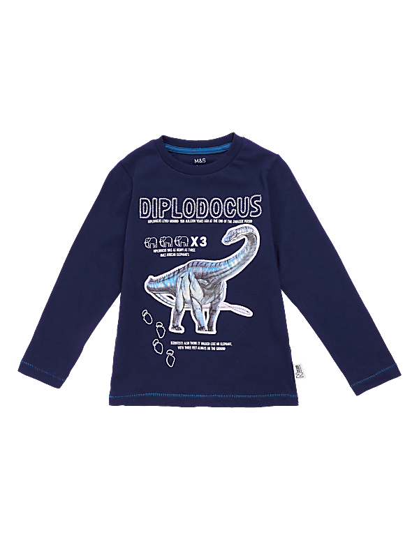 NHM™ Pure Cotton Dinosaur Top (2-12 Yrs)