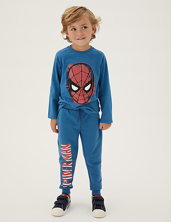 2pk Pure Cotton Spider-Man™ Tops (2-7 Yrs)