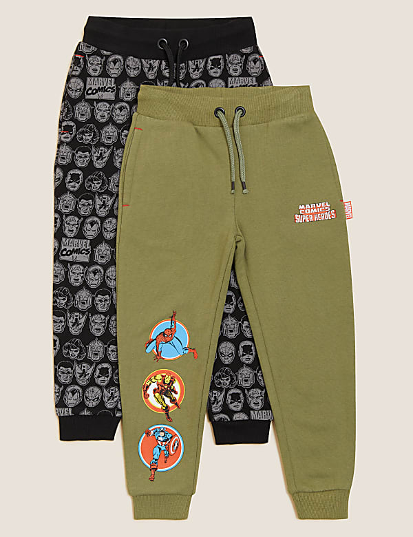 2pk Cotton Rich Marvel Super Hero Squad™ Joggers (2-7 Yrs)