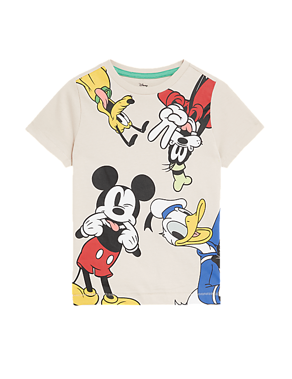 Pure Cotton Printed Round Neck T-Shirt