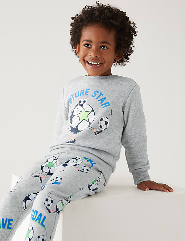 Cotton Rich Football Sweatshirt