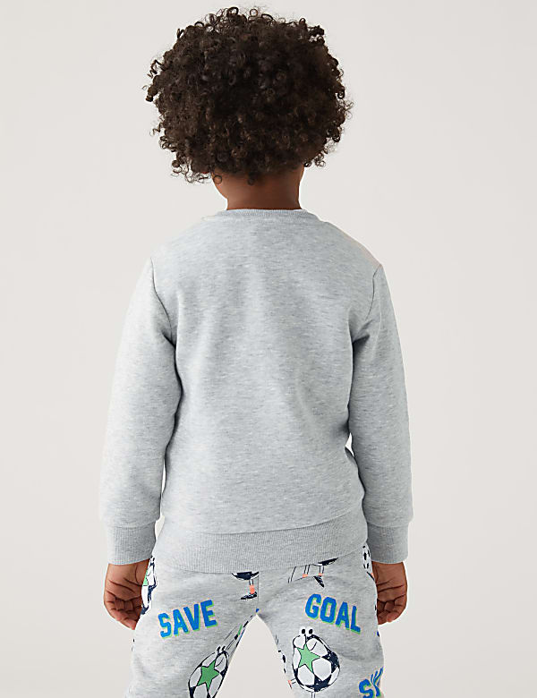Cotton Rich Football Sweatshirt