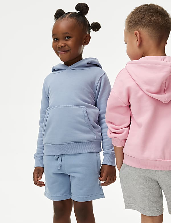 Cotton Rich Hoodie 2 8 Yrs MEDIUM BLUE Hoodies M S MY