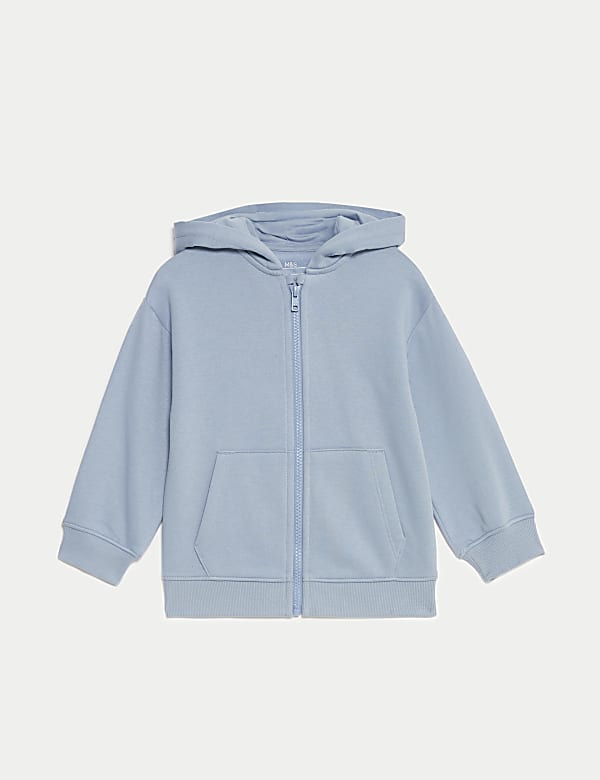 Cotton Rich Zip Hoodie (2-8 Yrs)